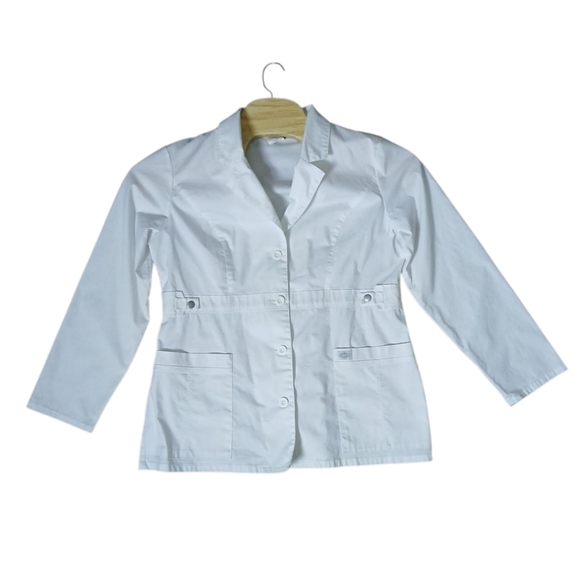 Dickies Contemporary Gen Flex White Coat Size Large - Picture 2 of 6